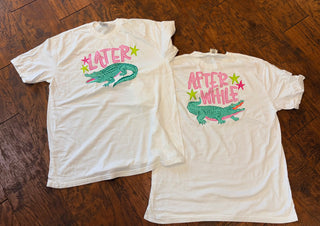 Later Gator, After While Crocodile graphic tee