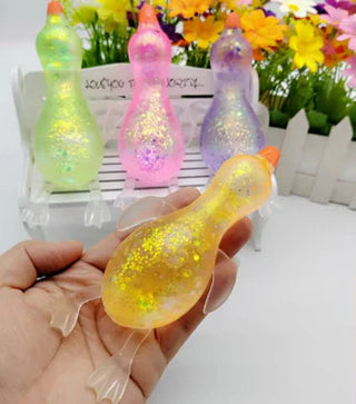 Glitter Duck Squishie- IN STOCK