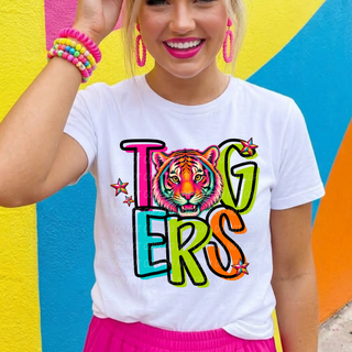 Mascot Friday Night Neon Graphic Tee-- ADULT SIZES