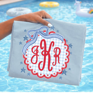 Patriotic Monogram graphic tee