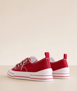 Very G Red Quilted Aman sneakers