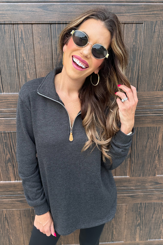 Miley Quarter Zip Pullover