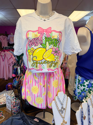 Easy Peasy Lemon Squeezy graphic tee