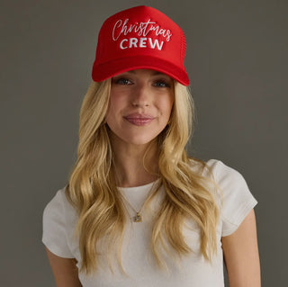 Christmas Crew embroidered hat