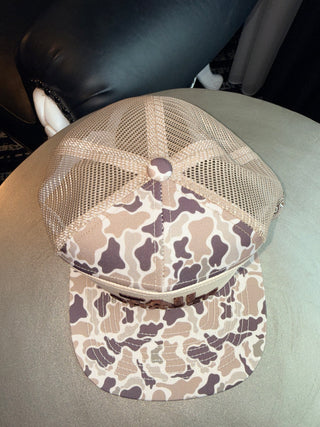 Camo Outdoor Trucker Hats – Tail Chaser & Hooked For Life