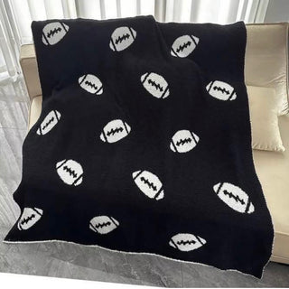 Football Pattern Blanket, 50" x 60"