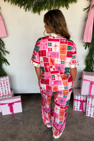 PREORDER-Blakely Christmas Morning Pajama Set, Presents