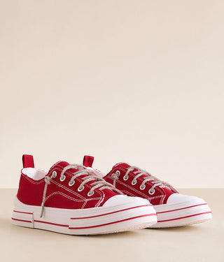Very G Red Quilted Aman sneakers