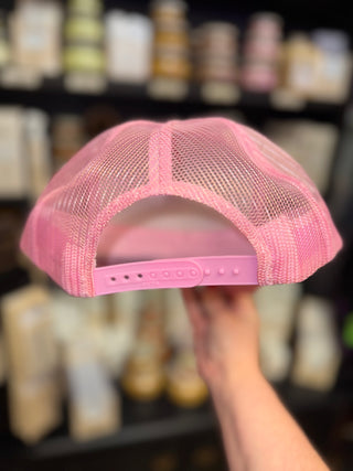 Holly Jolly hat with chain