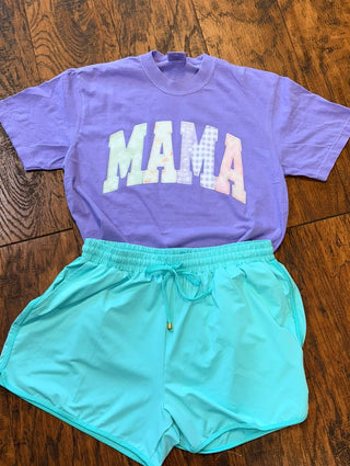 Mama soft floral graphic tee