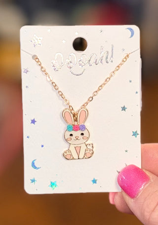 Pastel Bunny Necklace