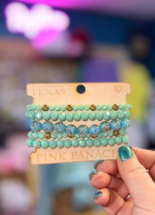 Pink Panache Mint bracelet Set