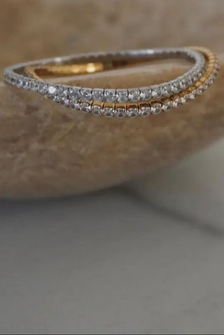 Chansuttpearls Stretchy Tennis bracelet