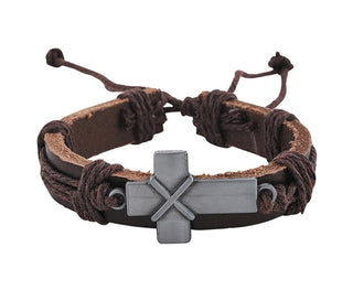 Threads of Faith Cross Bracelet