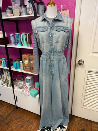 Denim jumpsuit