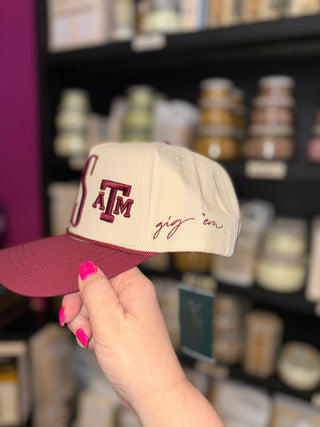 Texas A & M Embroidered Hat