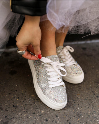 Betsey Johnson bling sneakers