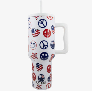 Patriotic Tumbler, 38 oz
