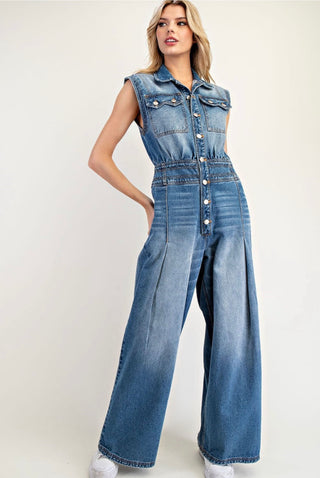 Denim jumpsuit