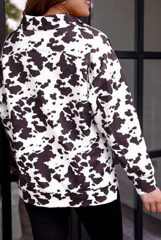 Everyday Pullover- Chocolate Cowhide Couture