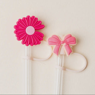 Straw topper set