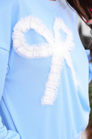 Genevieve Bow Sweatshirt