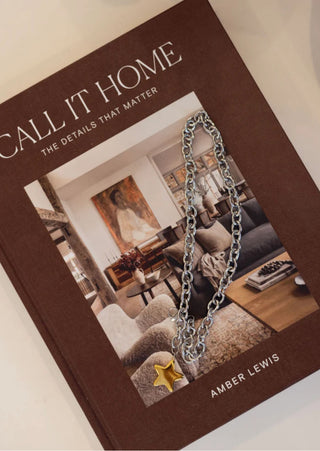 Two tone star necklace