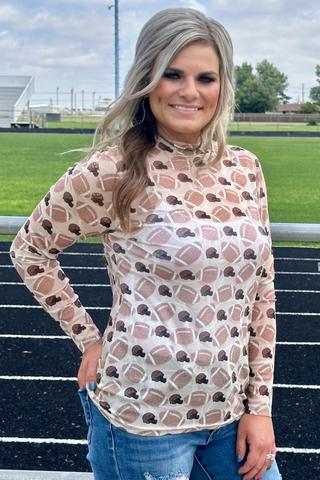 Football Mesh top