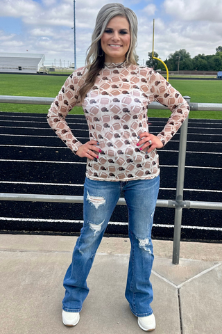 Football Mesh top