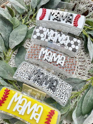 Sports Mama hair clip