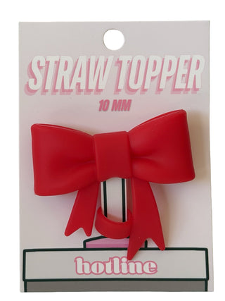 Large Bow Straw Topper