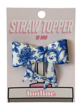 Large Bow Straw Topper