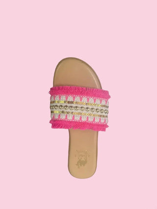 Pink Joy Slide Sandal