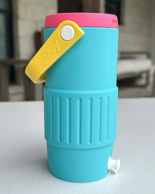 Retro Jug Cooler Can Holder, Skinny Cans