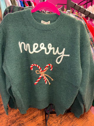 Merry Sweater with Candy Canes