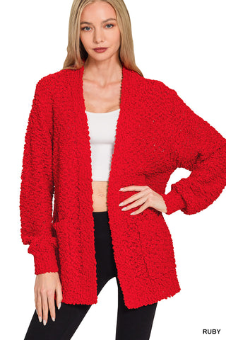 Zenana Popcorn Cardigan