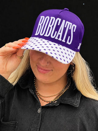 Bobcat Polka Dot Hat--PREORDER