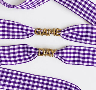 Game Day Shoelace Sets, Multicolor Gingham