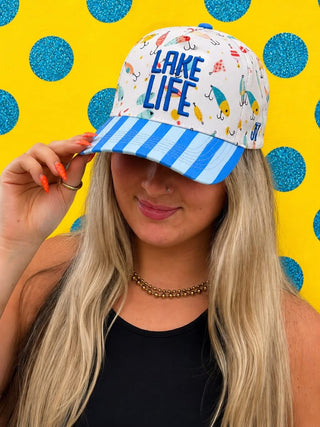 Lake Life Striped Hat, Multicolor
