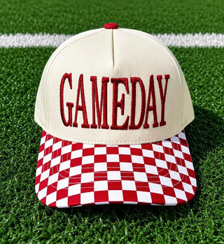 Checkered Canvas Game Day Hat
