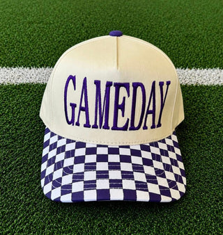 Checkered Canvas Game Day Hat