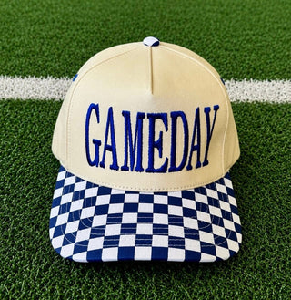 Checkered Canvas Game Day Hat