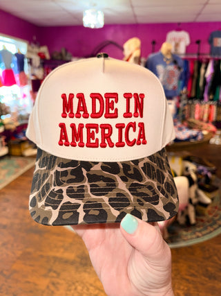 Camo Bill Hat, Made in America
