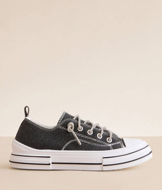 Aman Black Sparkle sneakers