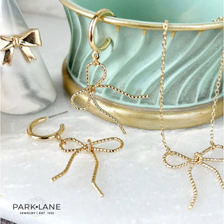 Park Lane Lacey bow earrings & necklace