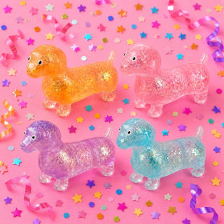 Glitter Weenie Dog Squishy