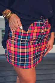 Patterned in Plaid Skort