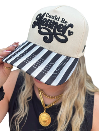 Could Be Meaner embroidered hat
