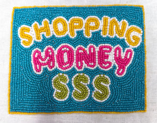 PREORDER--Beaded Coin Purse- Shopping Money