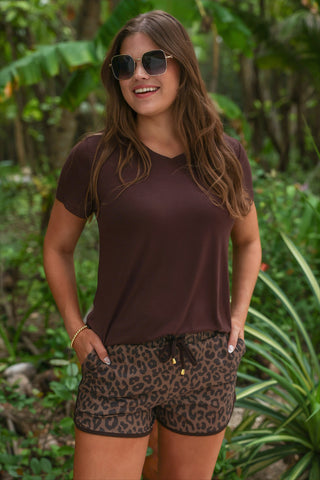 Coco Leopard Everyday Shorts